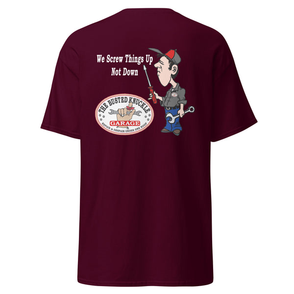 Busted Knuckle Garage Screw Up Mechanic TShirt Busted Knuckle Garage