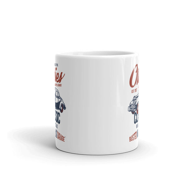 Busted Knuckle Garage Old Car Repair Coffee Mug - Busted Knuckle