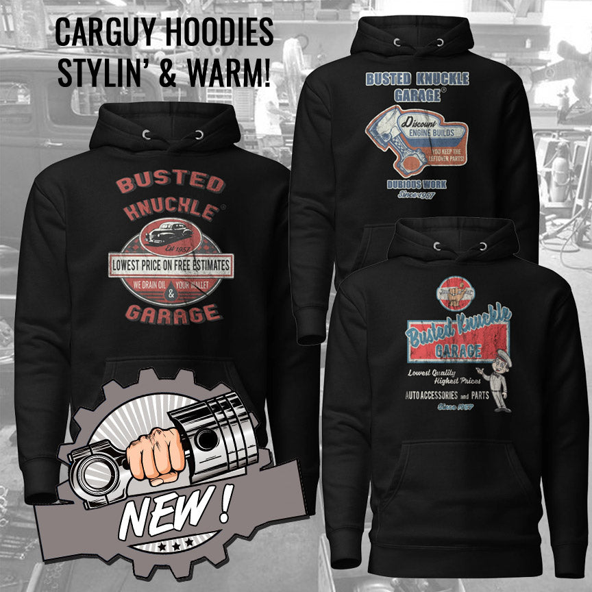 Busted Knuckle Garage Hoodie Sweatshirts