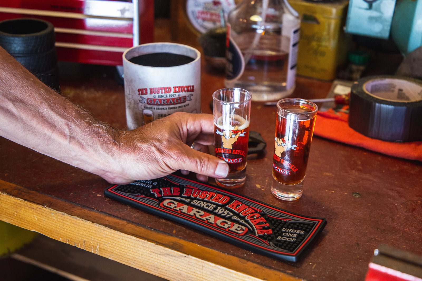 Busted Knuckle Garage Drinkware