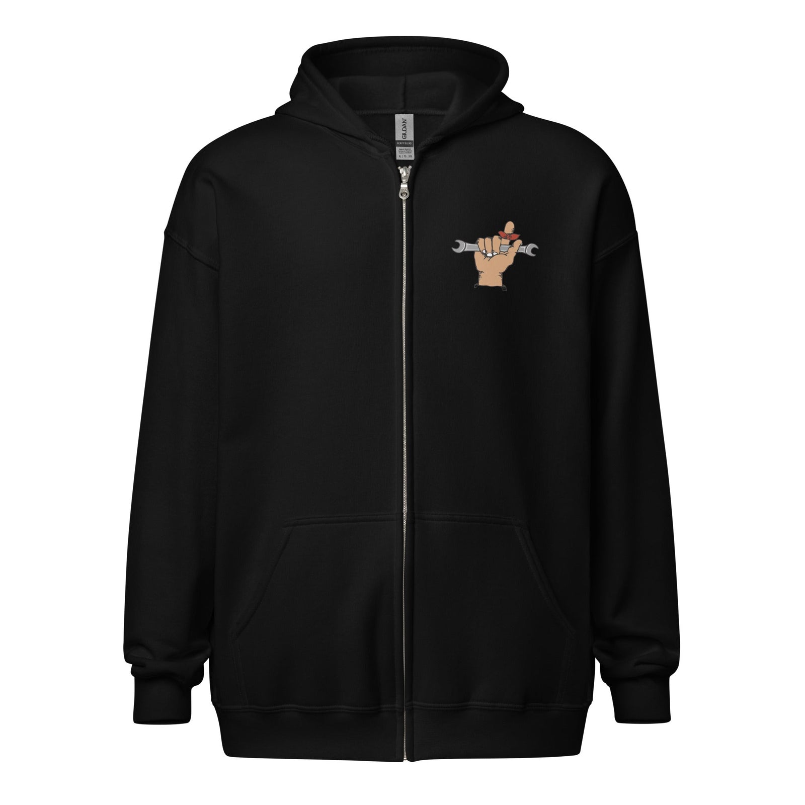 Busted Knuckle Garage Zippered Hoodies