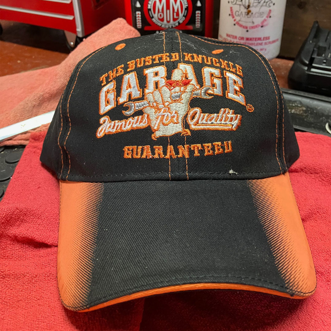 Busted Knuckle Garage Car Guy Smoked Finish Ball Cap