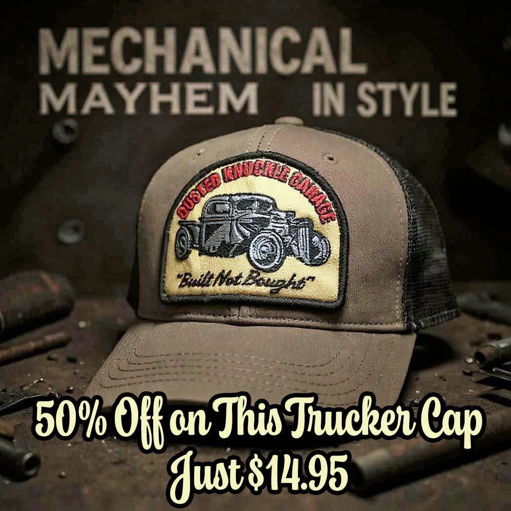 ON SALE! / Busted Knuckle Garage Carguy "Built Not Bought" Cap