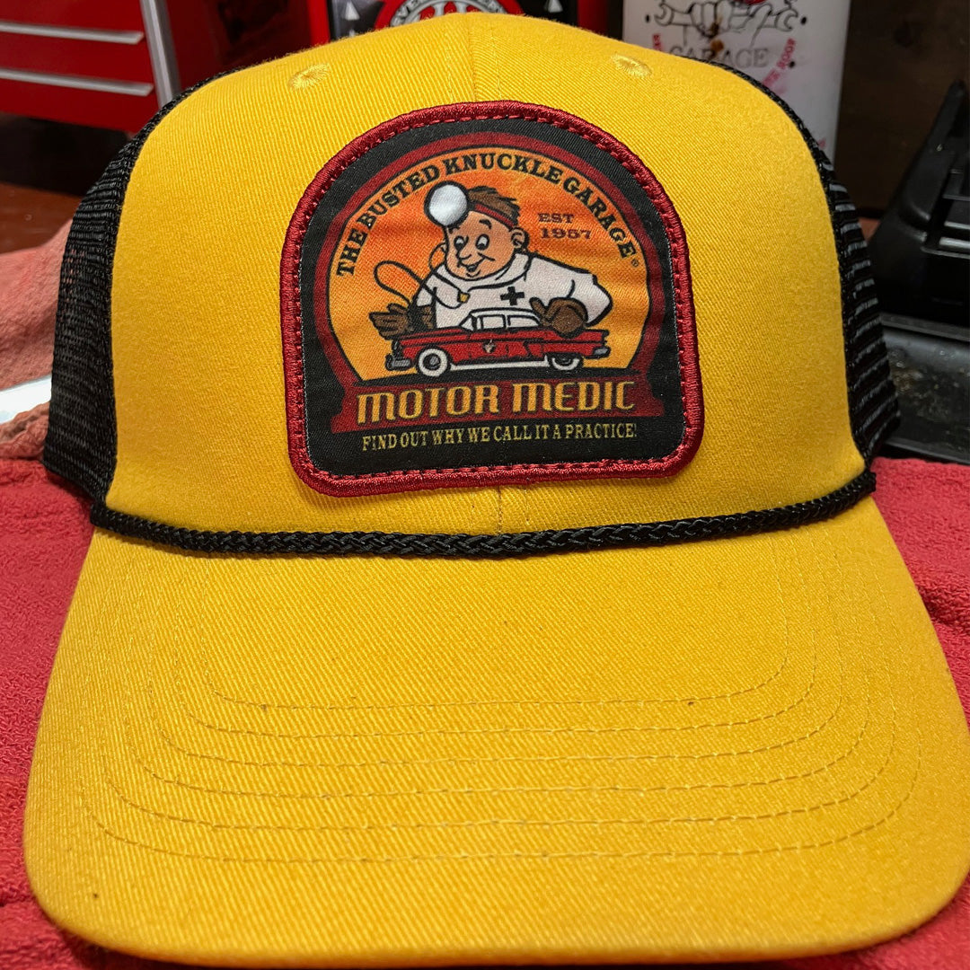 Busted Knuckle Garage Car Guy Motor-Medic Ball Cap