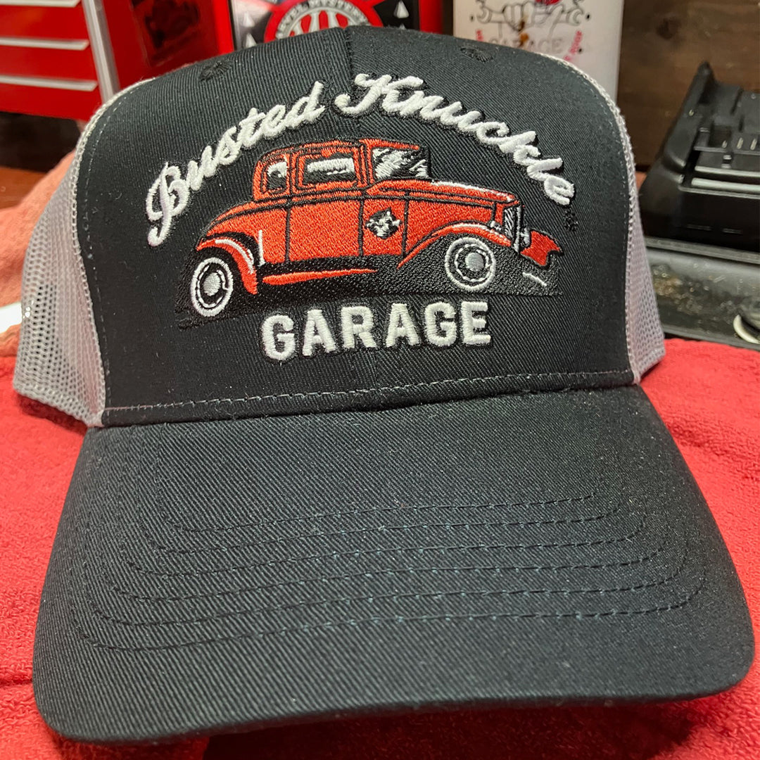 Busted Knuckle Garage Car Guy Deuce Coupe Hotrod Ball Cap