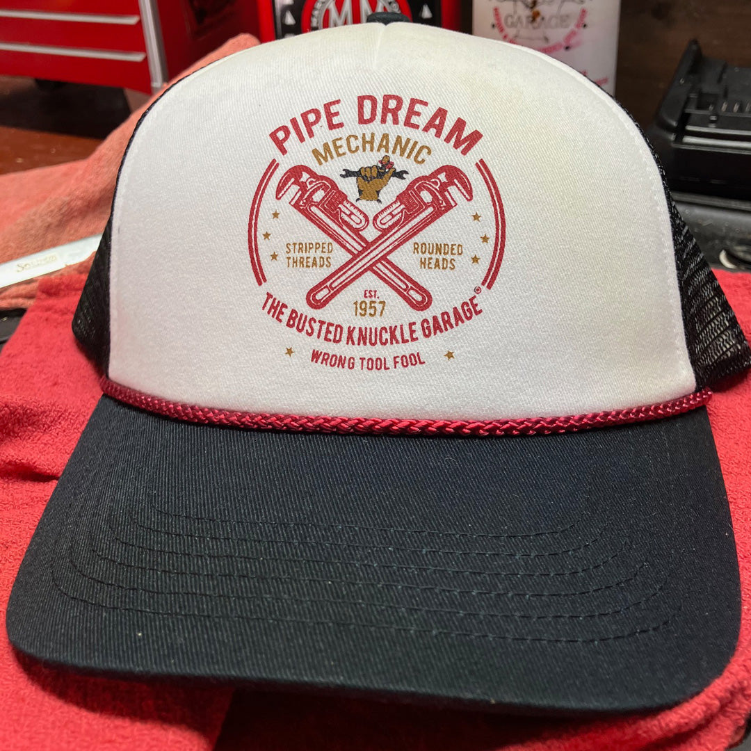 Busted Knuckle Garage Car Guy Pipe Dream Mechanic Ball Cap