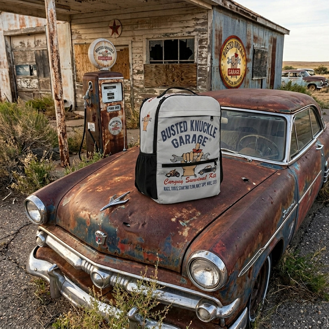 Busted Knuckle Garage Carguy Backpack Version III