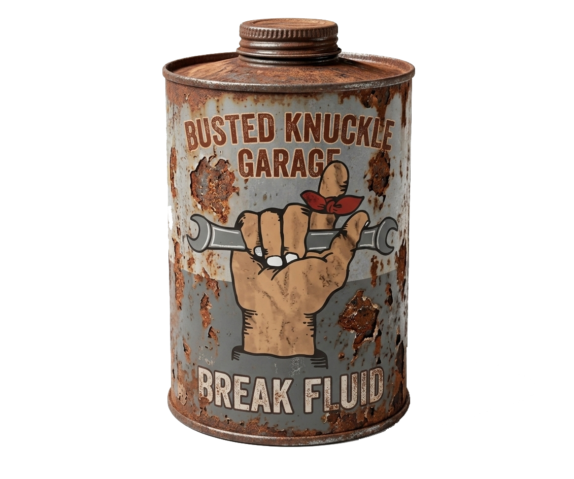 Busted Knuckle Garage Carguy Standard Size Can Cooler