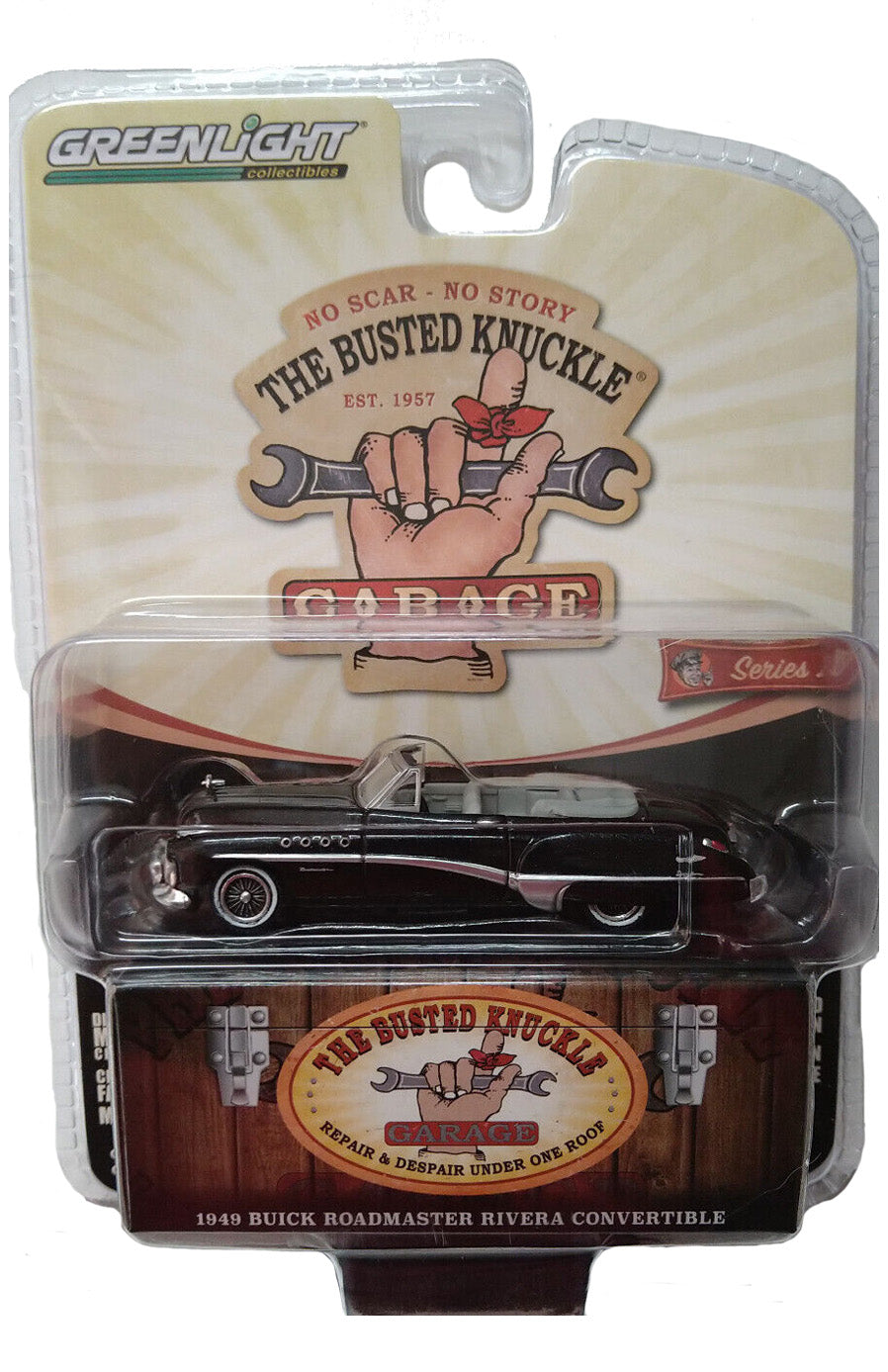 Busted Knuckle Garage  1949 Buick Roadmaster Convertible 1:64 Scale