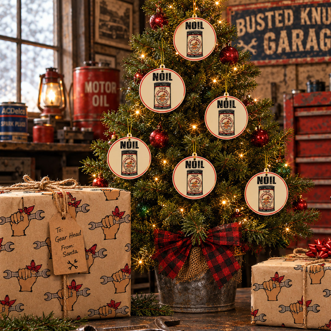 Busted Knuckle Garage Carguy Christmas Tree Ornament