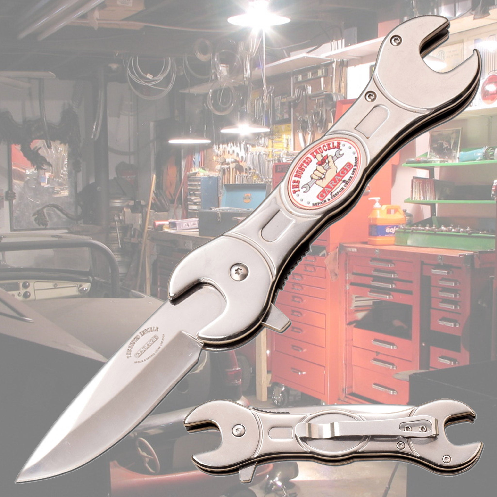 Car Guy Hot Rod Folding Knife / The Busted Knuckle Garage - Busted Knuckle  Garage Gifts & Gear