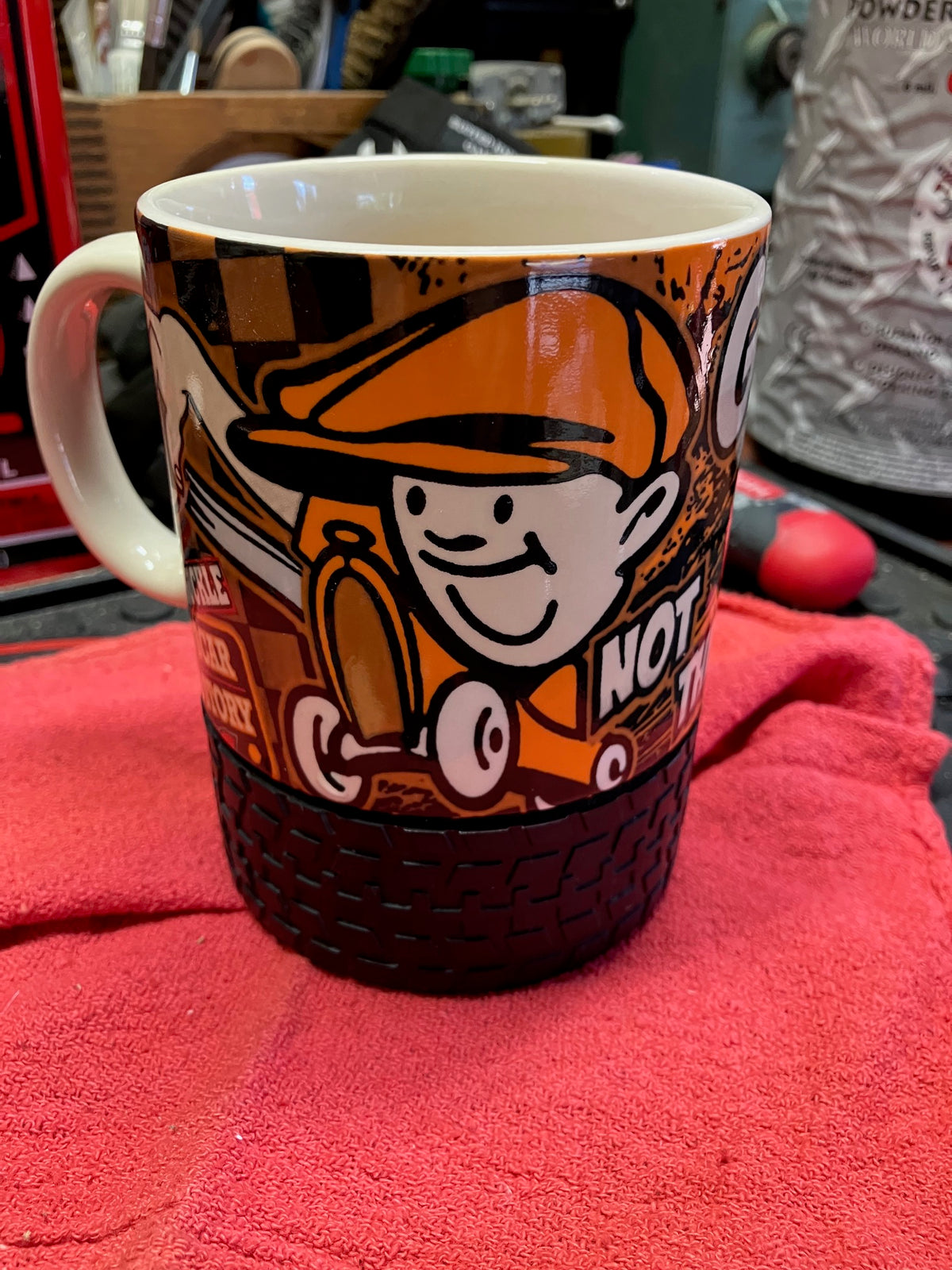 Busted Knuckle Garage Carguy Rubber Tire Coffee Mug