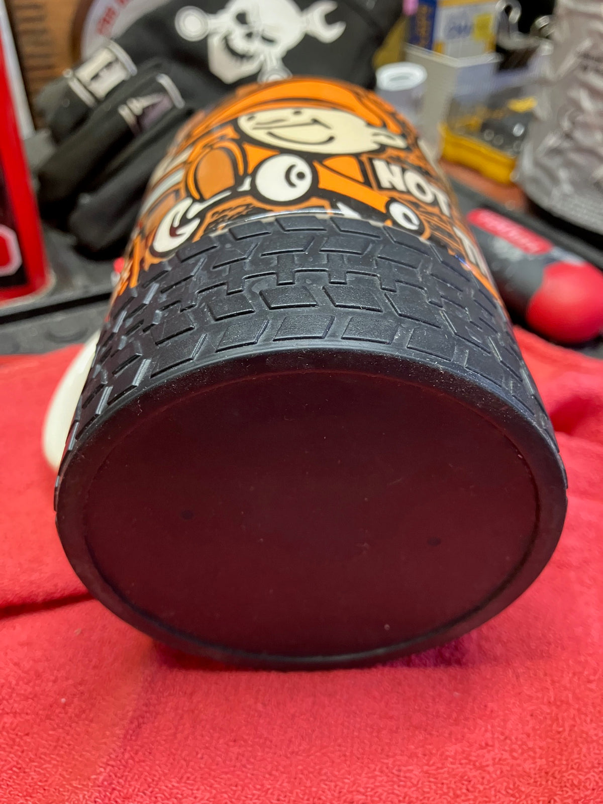 Busted Knuckle Garage Carguy Rubber Tire Coffee Mug