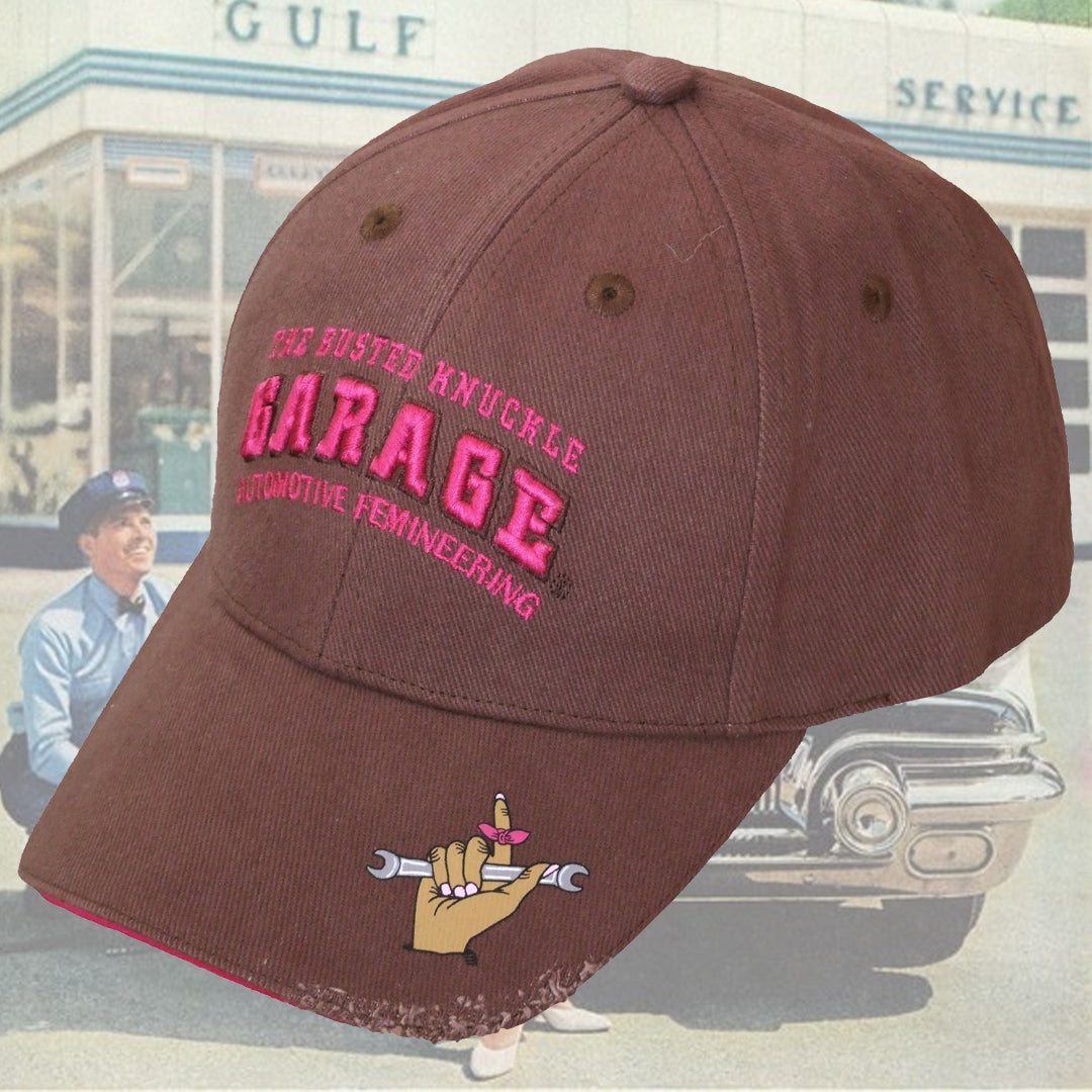 Busted Knuckle Garage Car GIRL Ball Cap for Women