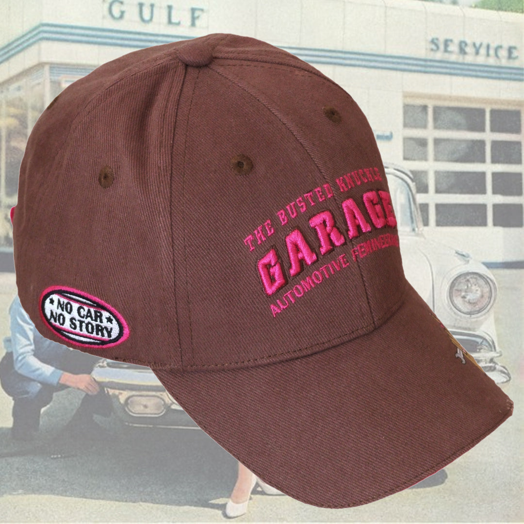 Busted Knuckle Garage Car GIRL Ball Cap for Women
