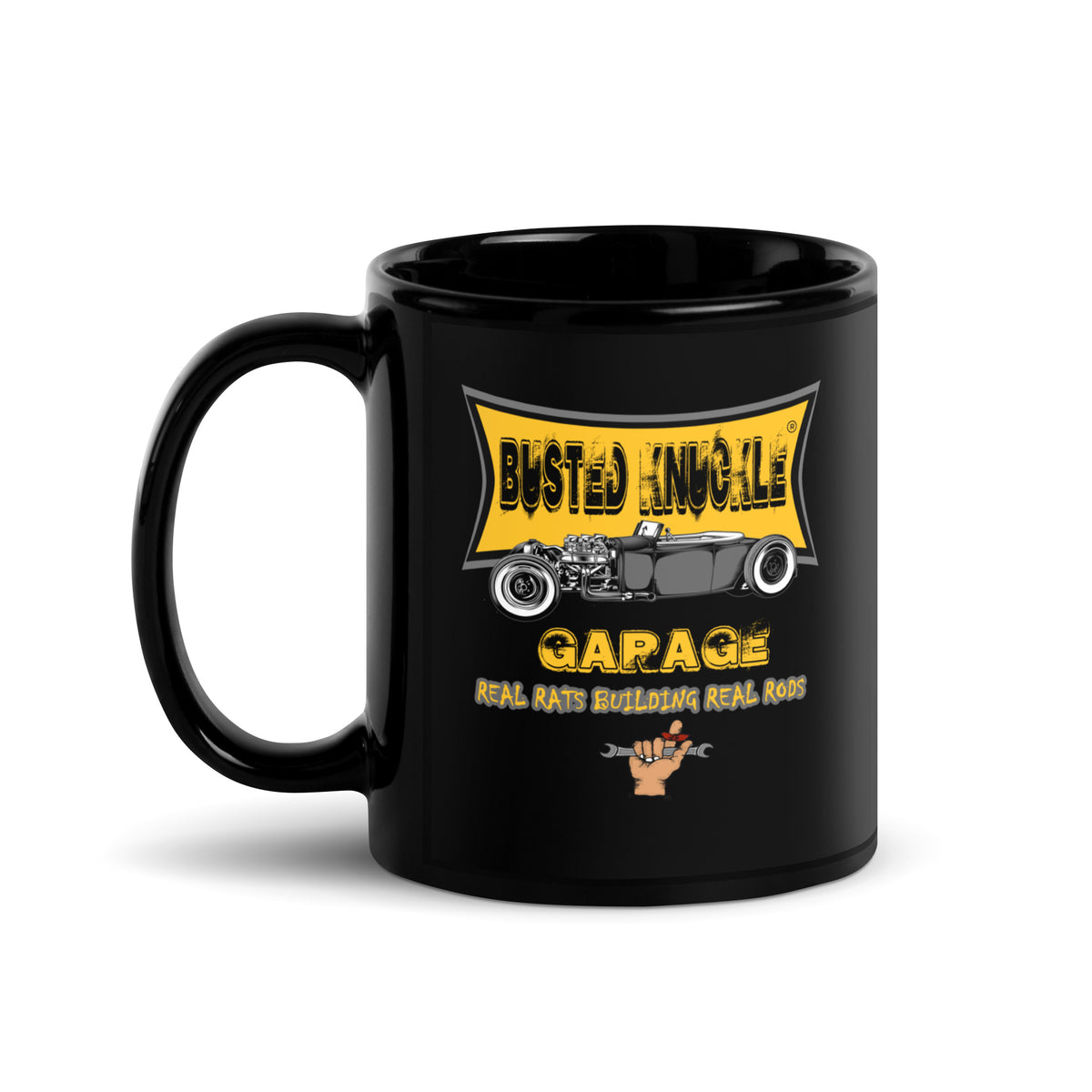 Busted Knuckle Garage Carguy Ratrod Builder Coffee Mug