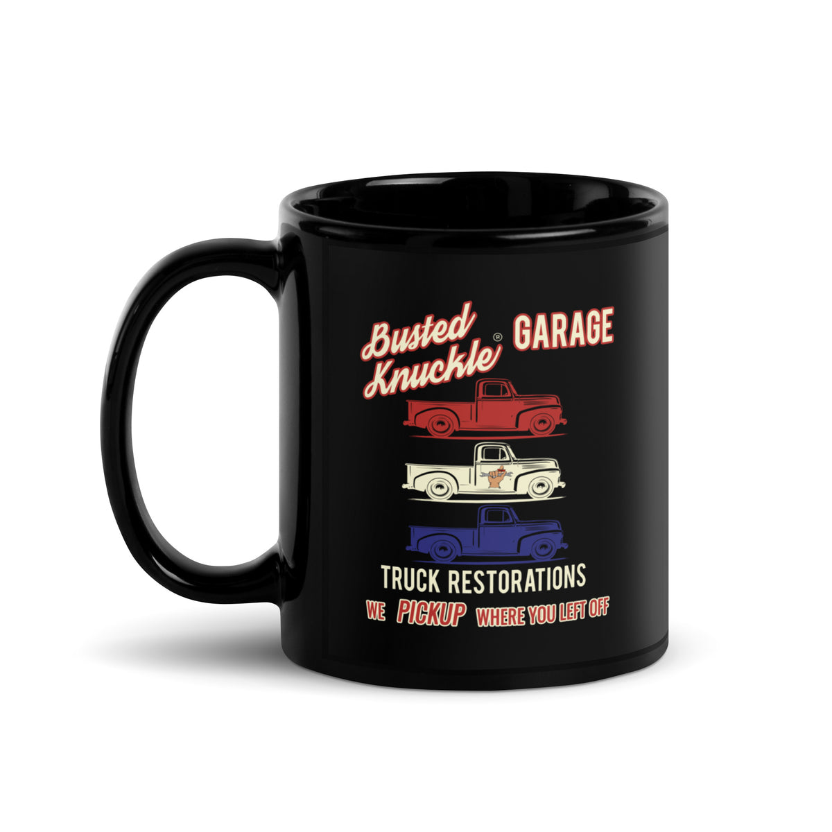 Busted Knuckle Garage Carguy Truck Restorations Coffee Mug