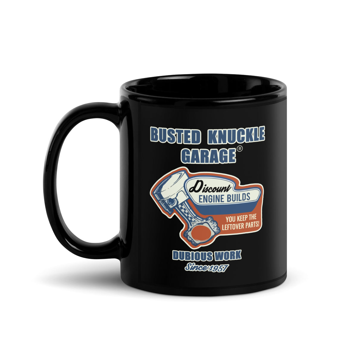 Busted Knuckle Garage Carguy Bad Engine Rebuilds Coffee Mug