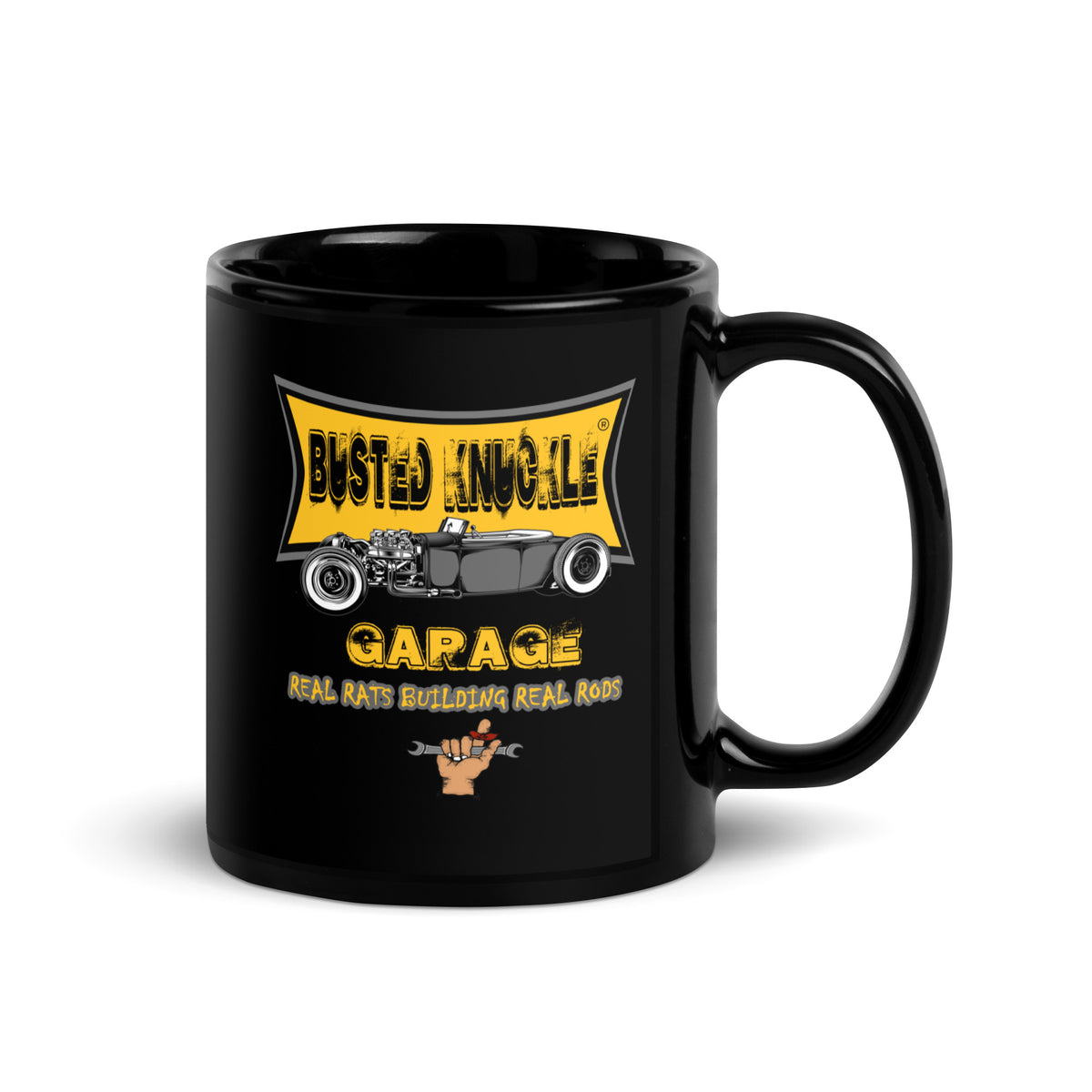 Busted Knuckle Garage Carguy Ratrod Builder Coffee Mug