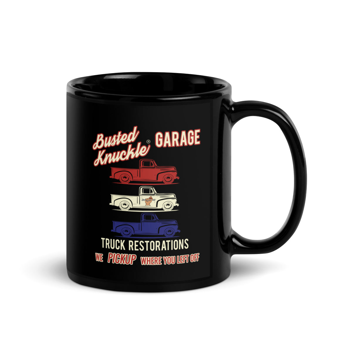 Busted Knuckle Garage Carguy Truck Restorations Coffee Mug