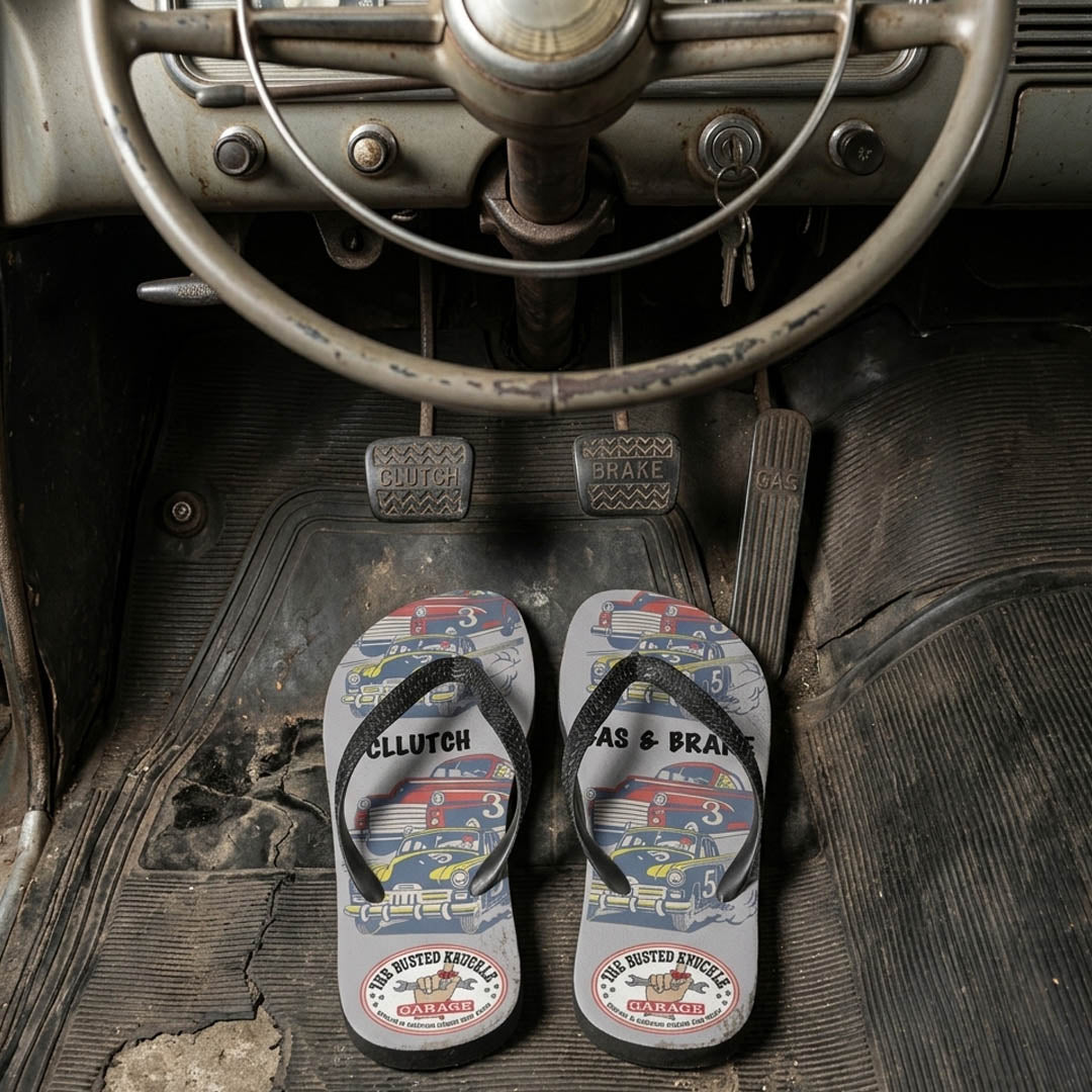 Busted Knuckle Garage Flip-Flops