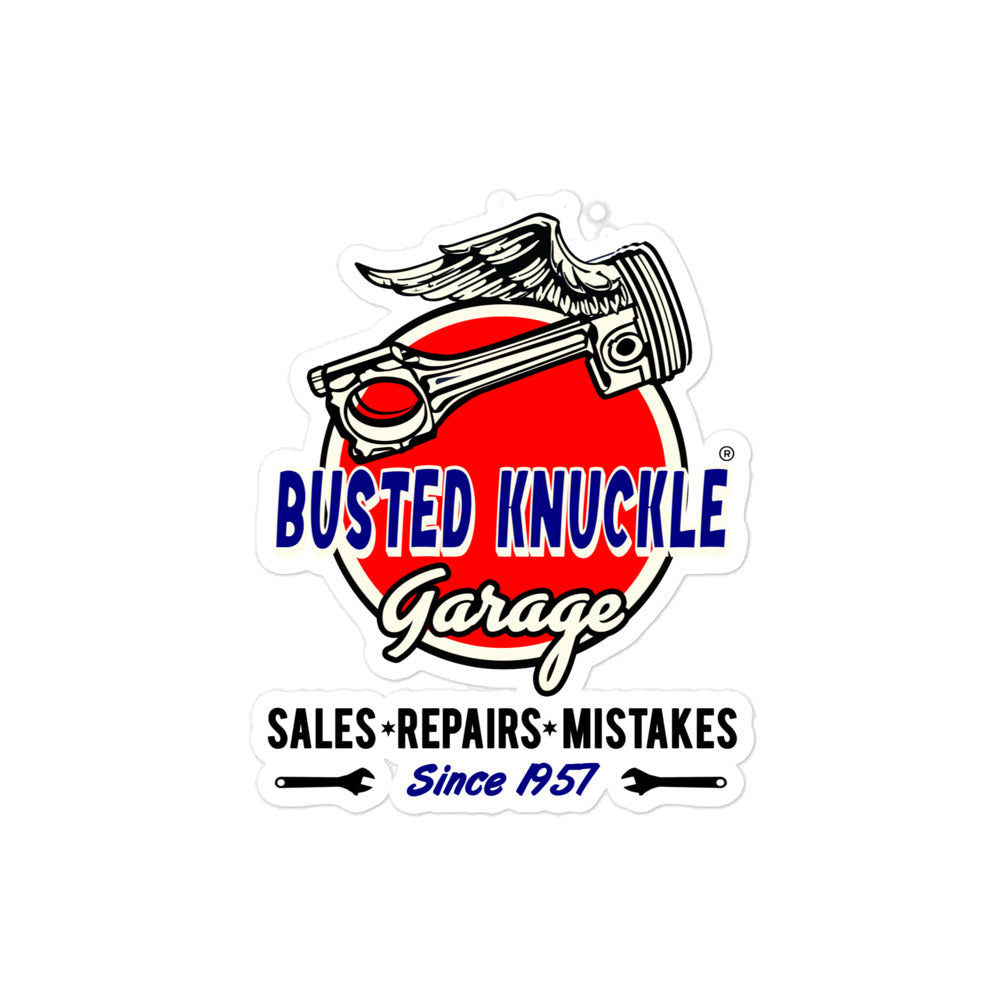 Busted Knuckle Garage Carguy Bad Repair Decal