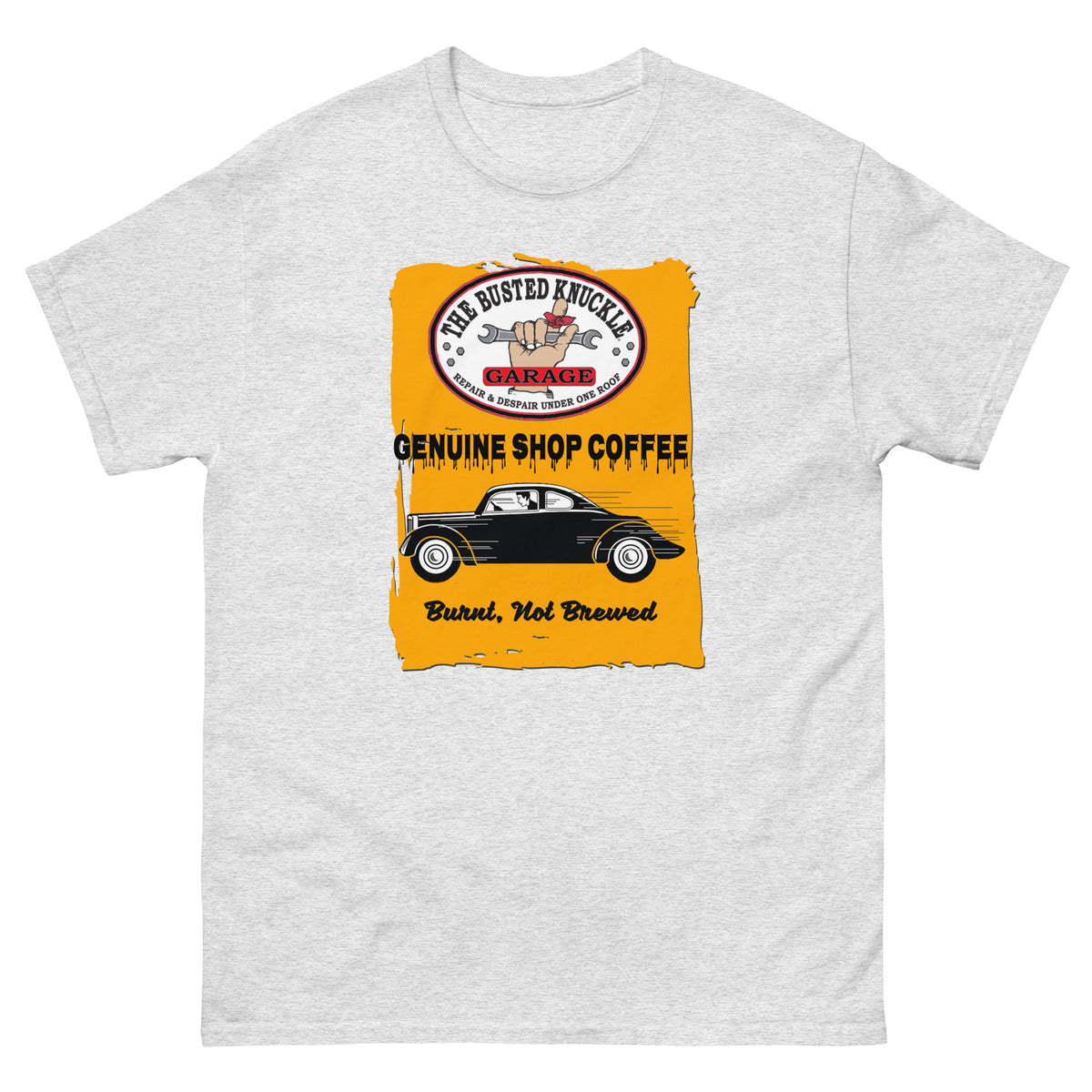 Busted Knuckle Garage Shop Coffee T-Shirt