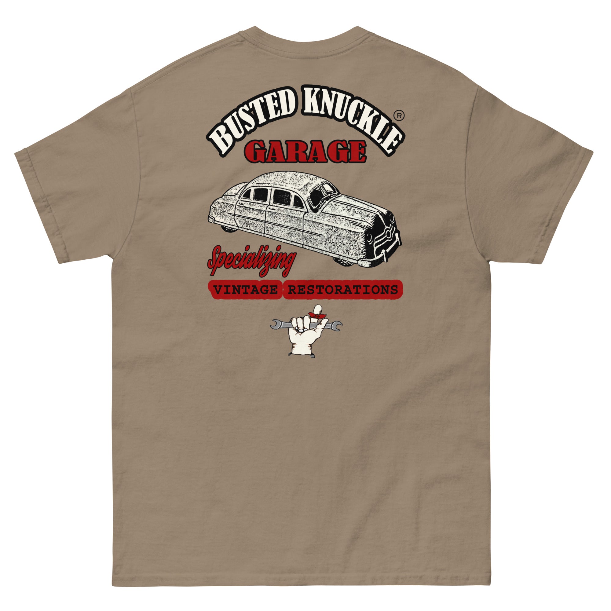 【TUOMIO】 DAMAGED T-SHIRTS ♥3Colors mens-classic-tee-brown-savana-