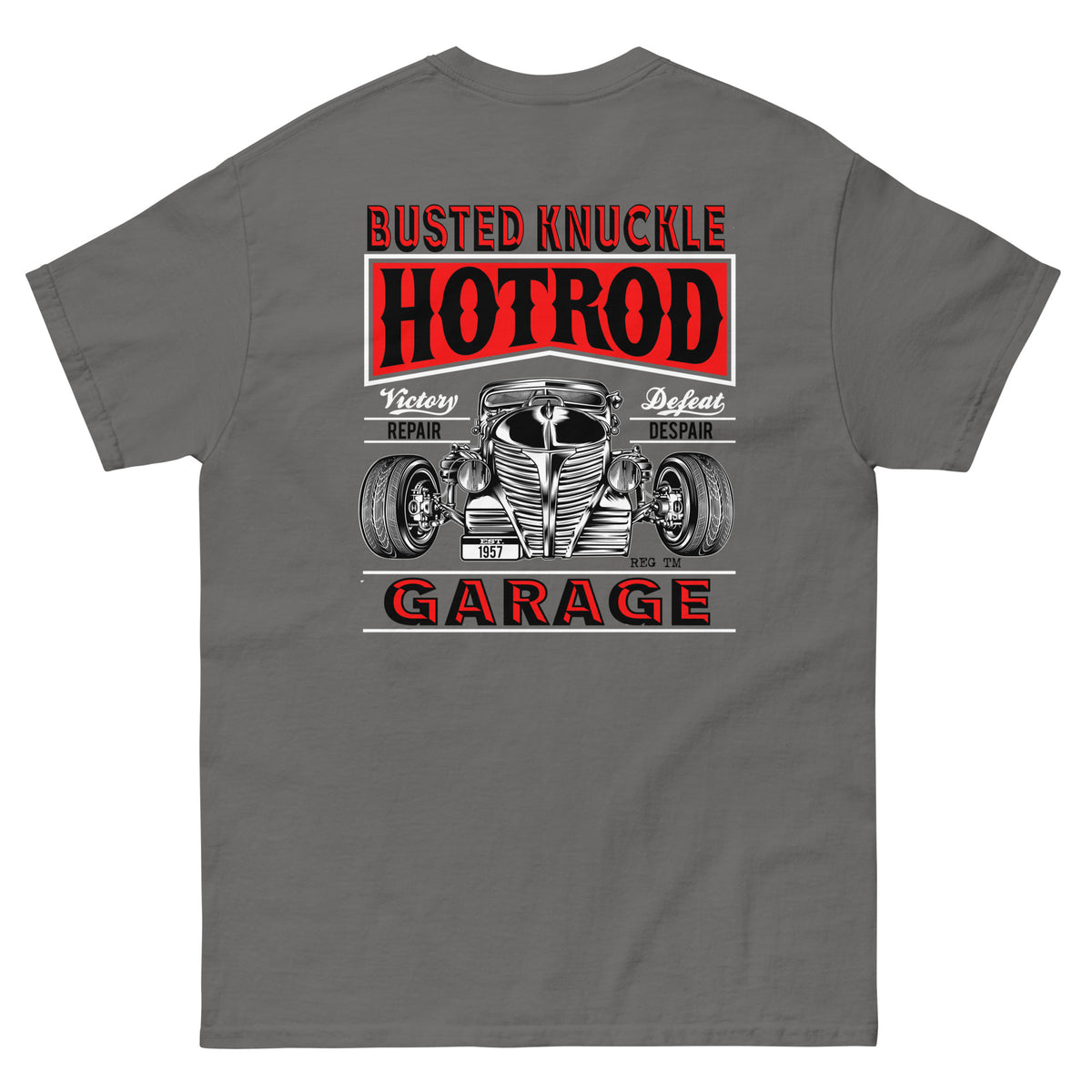 Busted Knuckle Garage Carguy Classic Hotrod Two-Sided T-Shirt