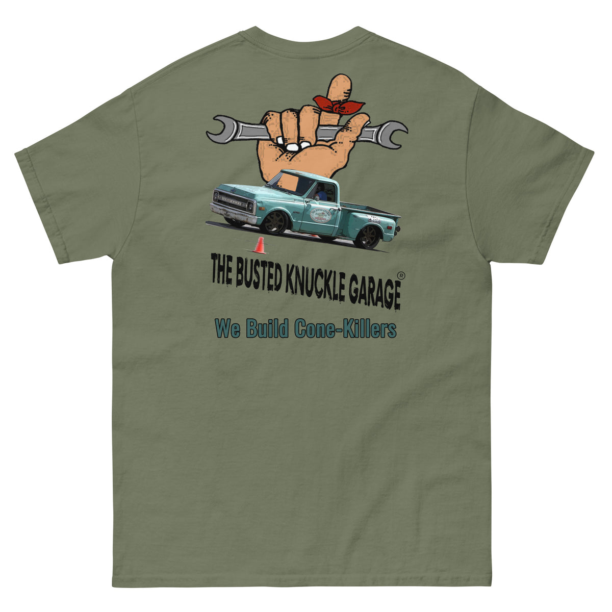 Busted Knuckle Garage Carguy Autocross Truck T-Shirt