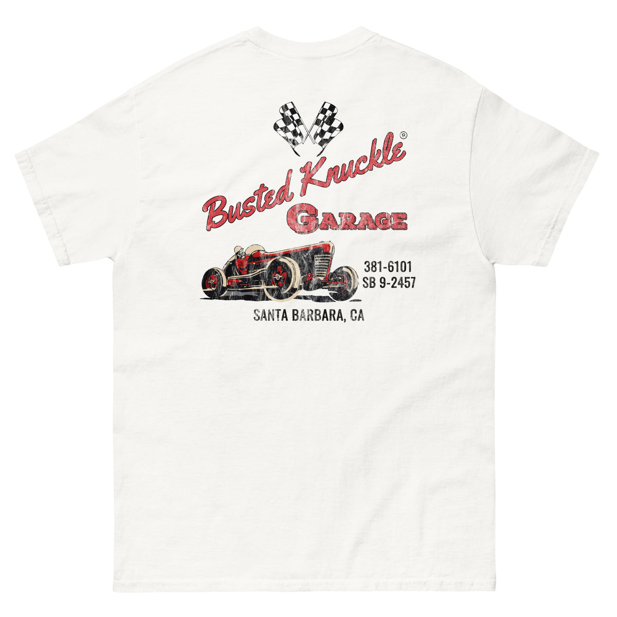Busted Knuckle Garage California Speed Shop 2-Sided T-Shirt