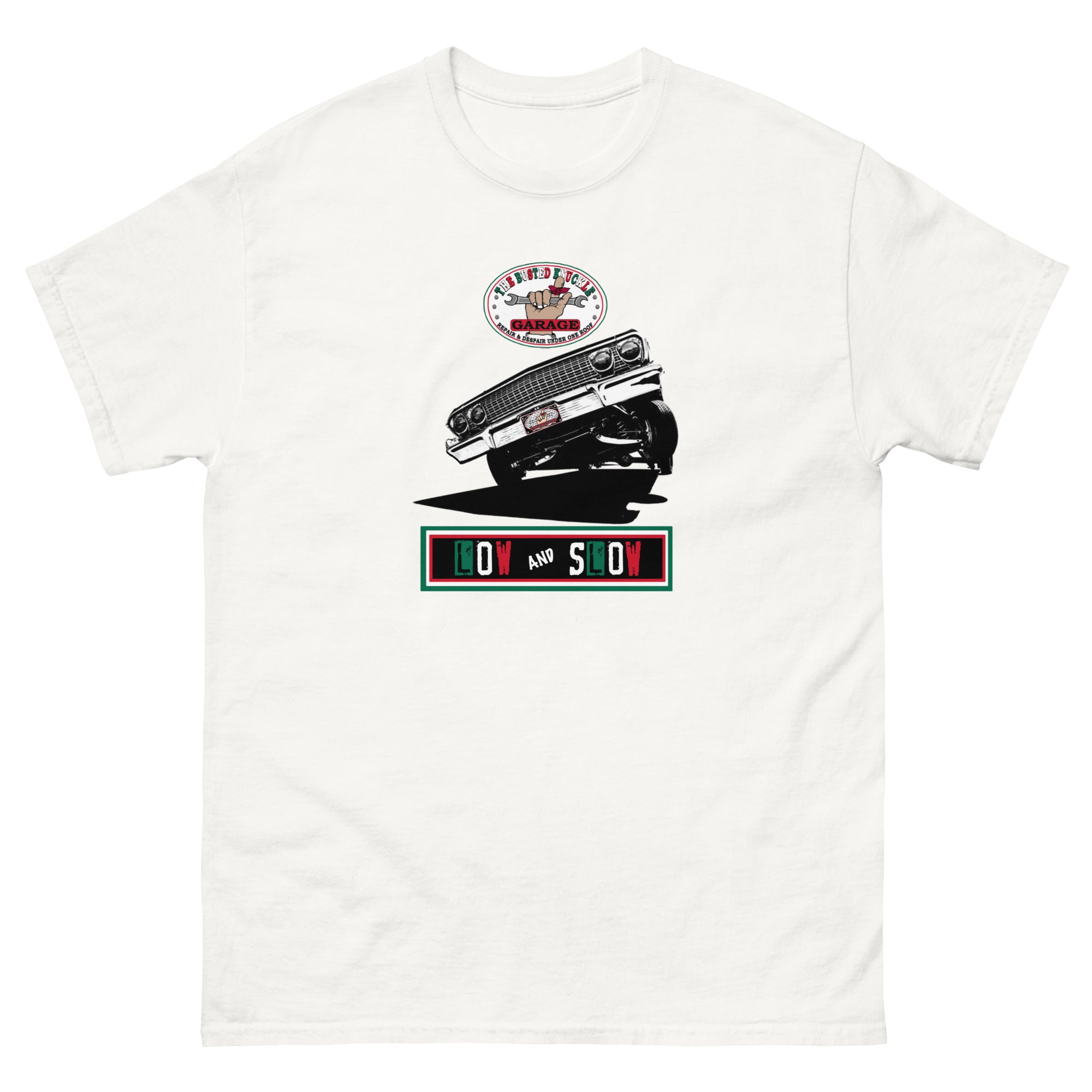 Busted Knuckle Garage Carguy LowRider T-Shirt - Busted