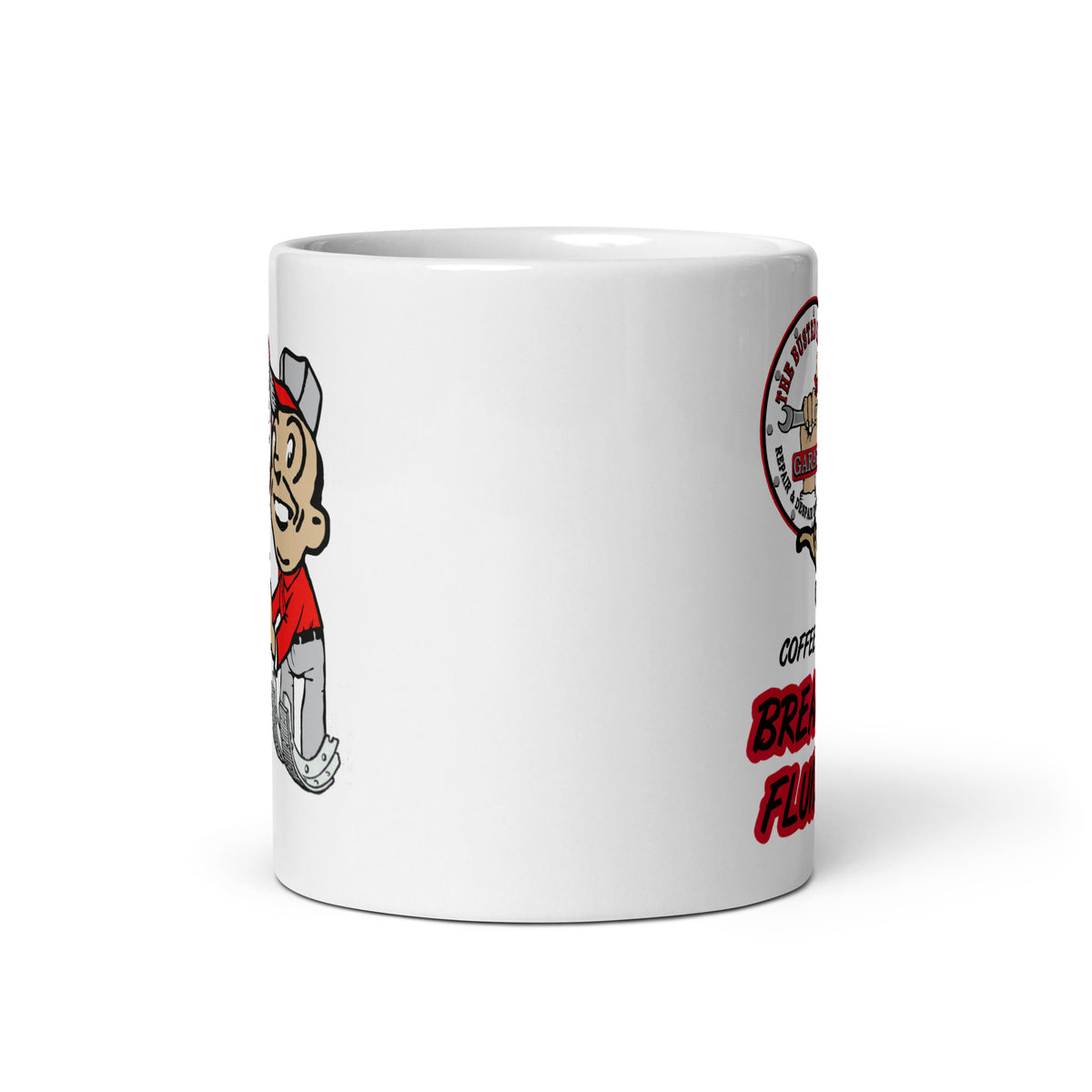 Busted Knuckle Garage Car Guy Brake Shop Coffee Mug