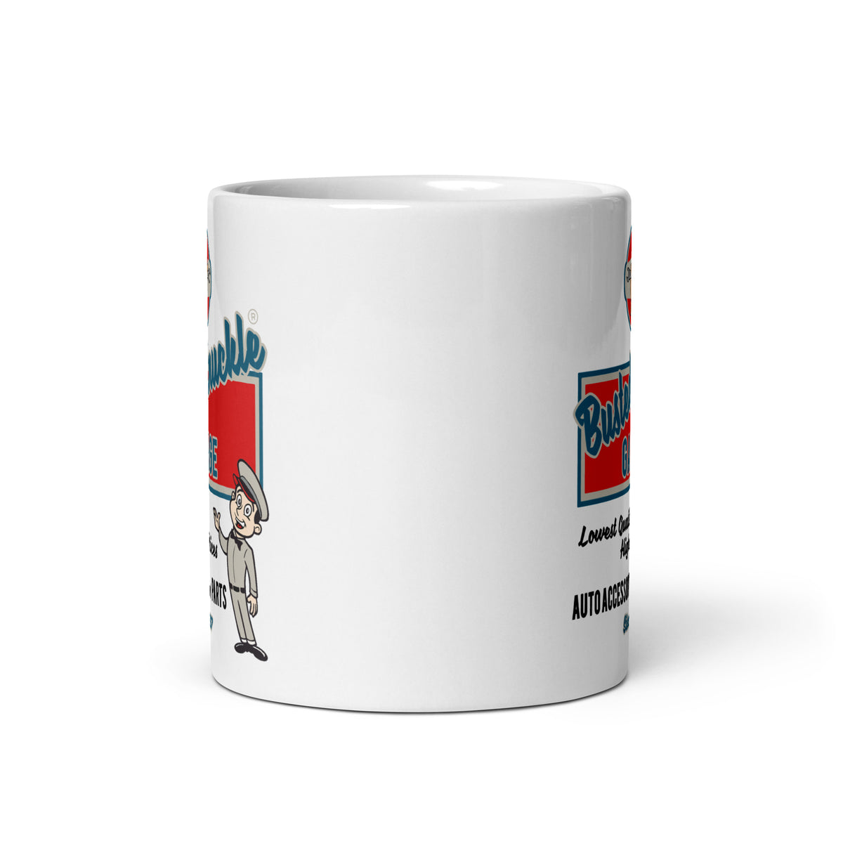 Busted Knuckle Garage Carguy Cheap Parts Coffee Mug