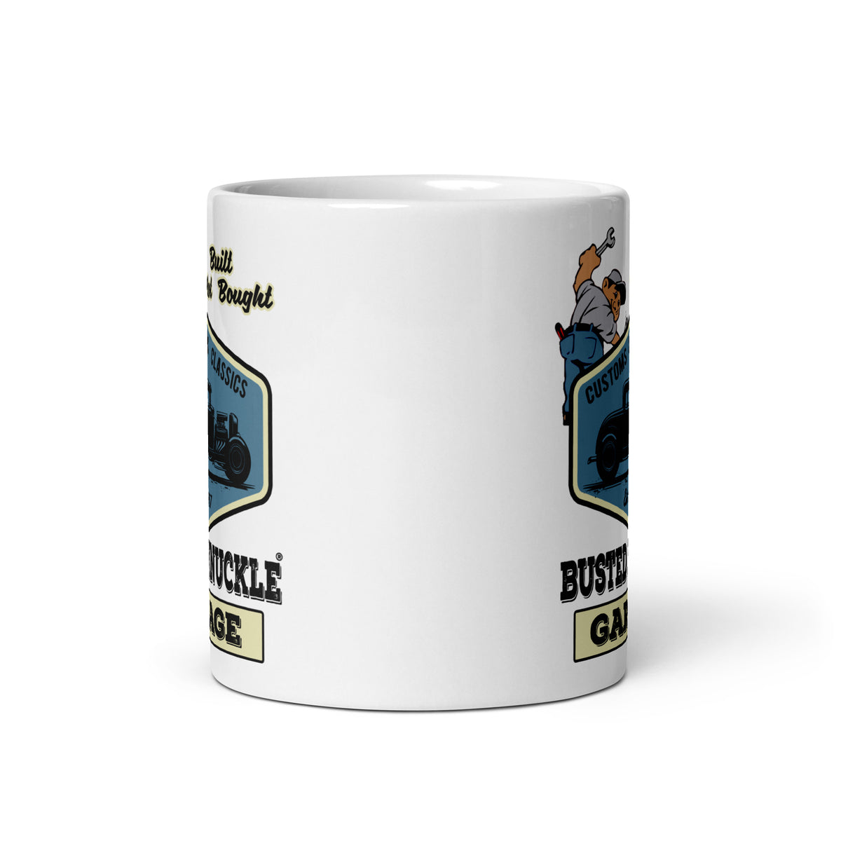 Busted Knuckle Garage Car Guy Built-Not-Bought Coffee Mug