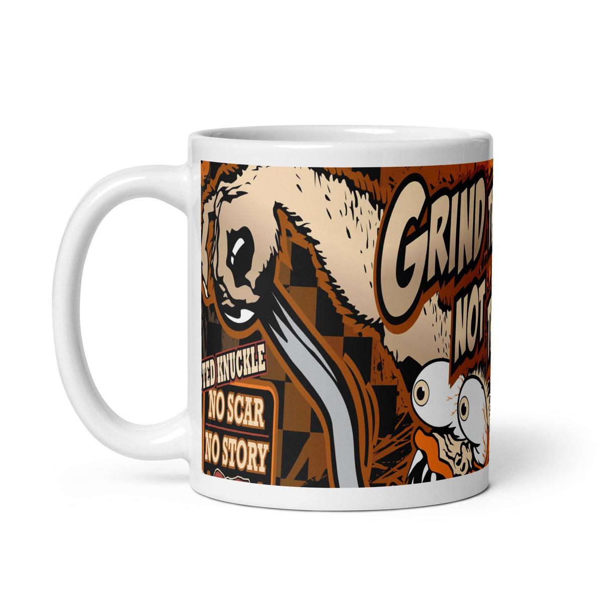 Busted Knuckle Garage Bang Shift Car Guy Coffee Mug