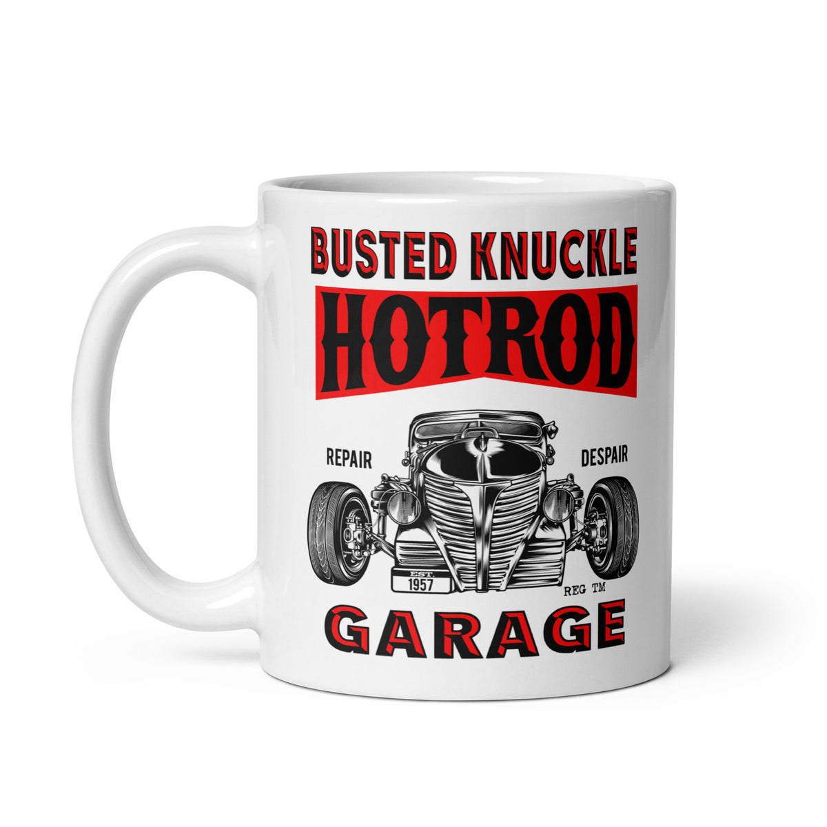 Busted Knuckle Garage Carguy Classic Hotrod Coffee Mug