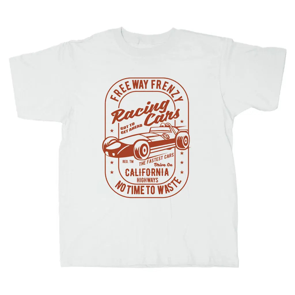 Car Guy California Freeway Racing Shirt Busted Knuckle Garage Gifts & Gear