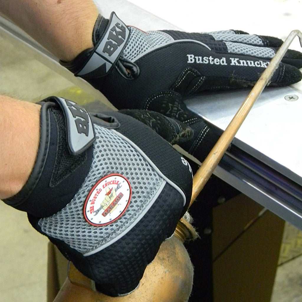 Busted Knuckle Garage All Purpose Leather Work Gloves