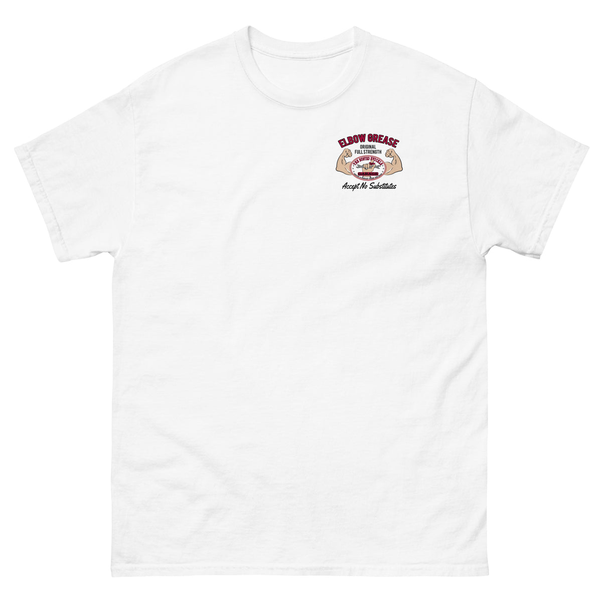 Busted Knuckle Garage Elbow Grease Two-Sided Carguy T-Shirt