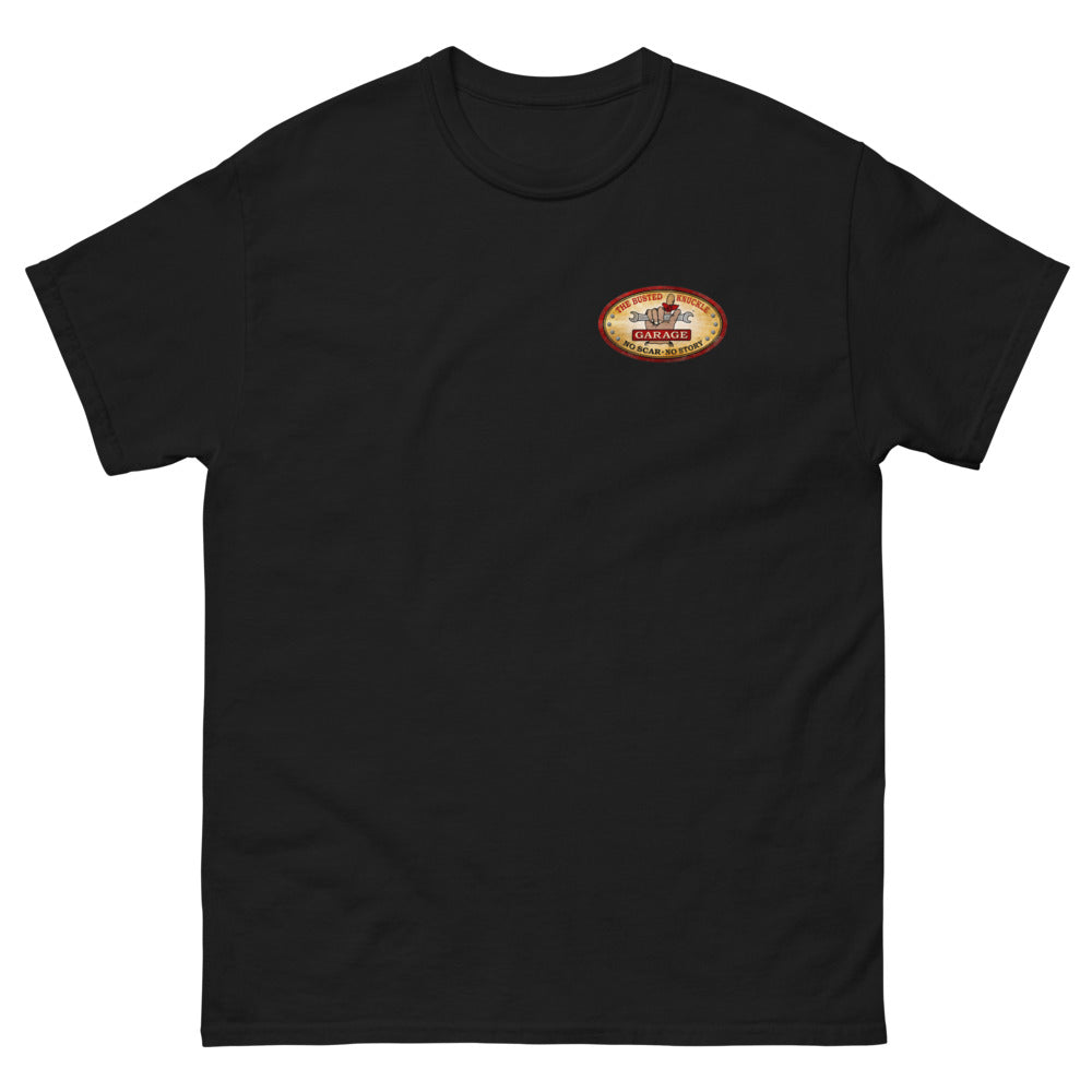 Busted Knuckle Garage ORIGINAL CLASSIC Two-Sided Carguy T-Shirt