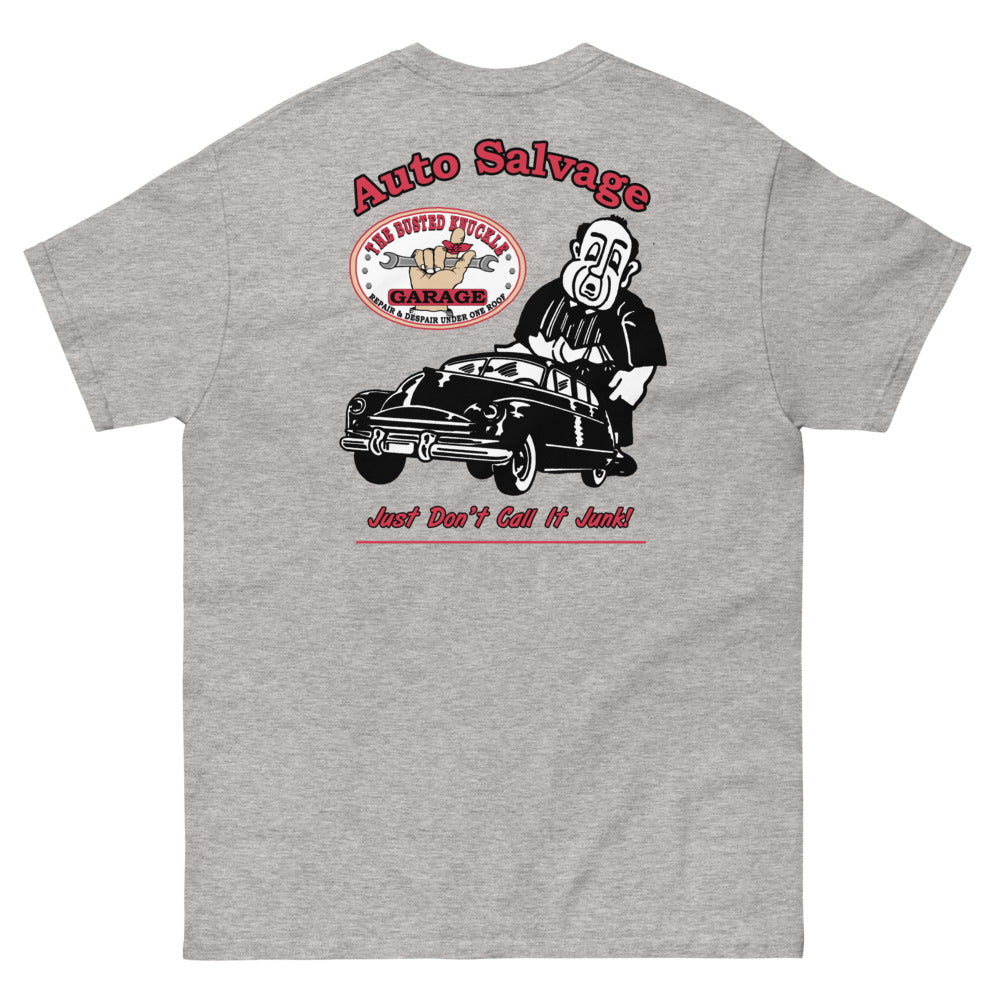 Busted Knuckle Garage Salvage Yard Two-Sided T-Shirt