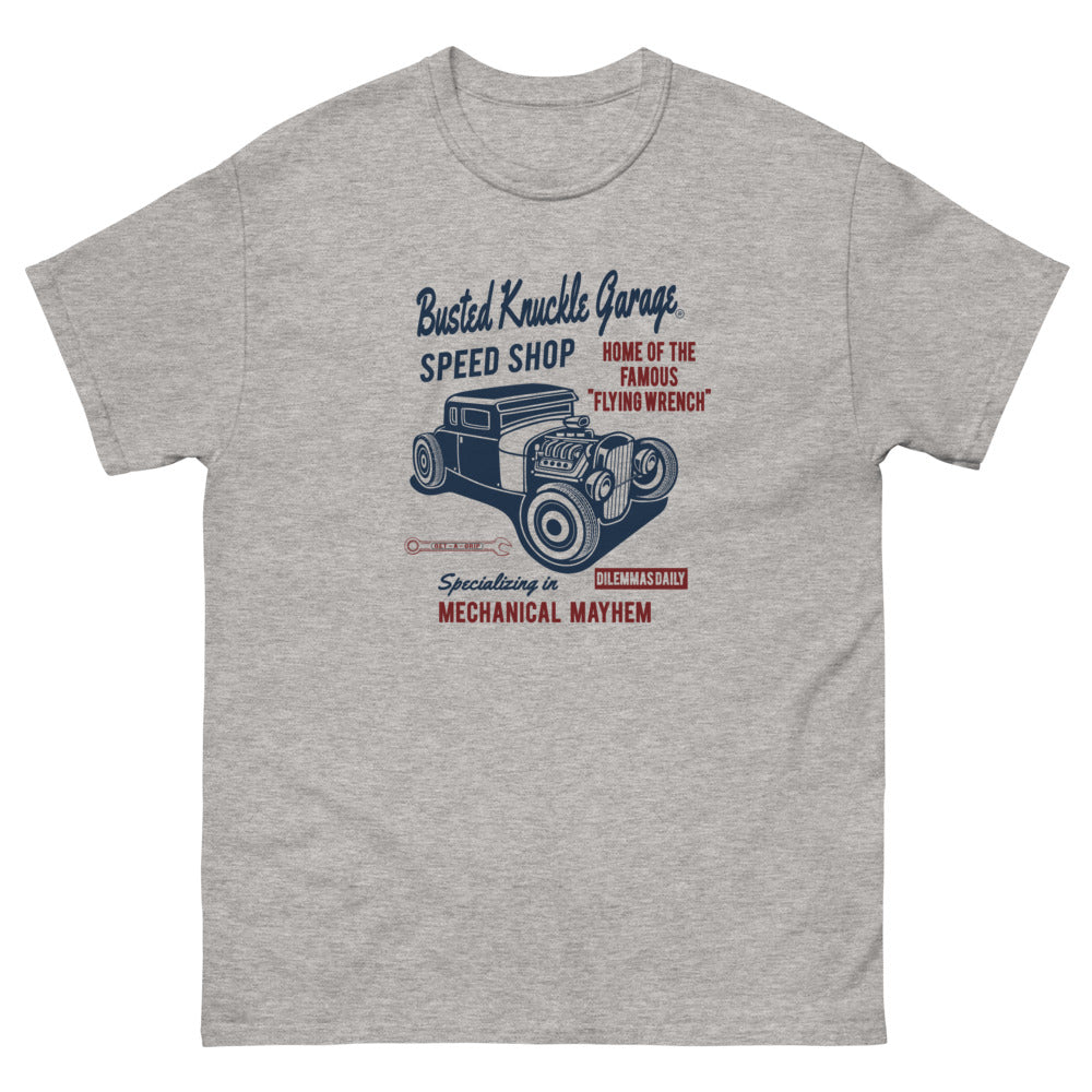 Busted Knuckle Garage Heavyweight Speed Shop Carguy  T-Shirt