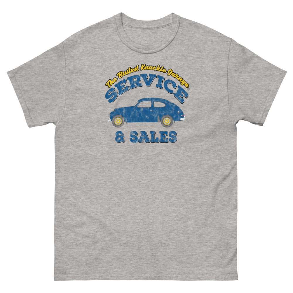 Busted Knuckle Garage Heavyweight Vintage Swediish Carguy T-Shirt