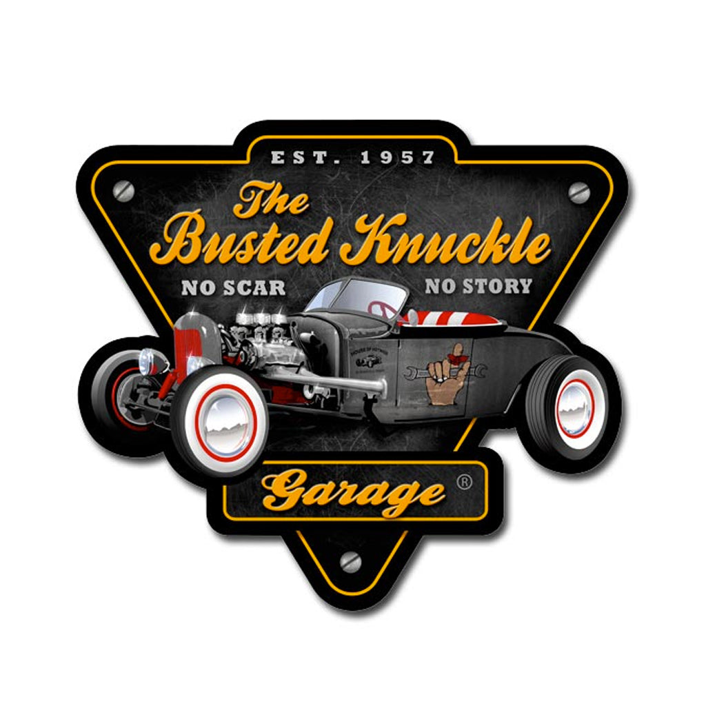 Busted Knuckle Garage Ratrod Garage Sign