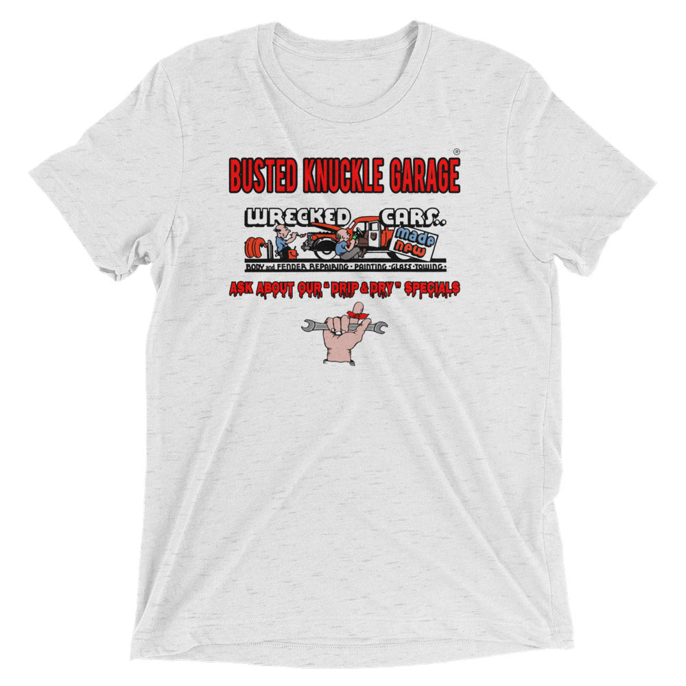 Busted Knuckle Garage Auto Paint Shop Carguy  T-Shirt