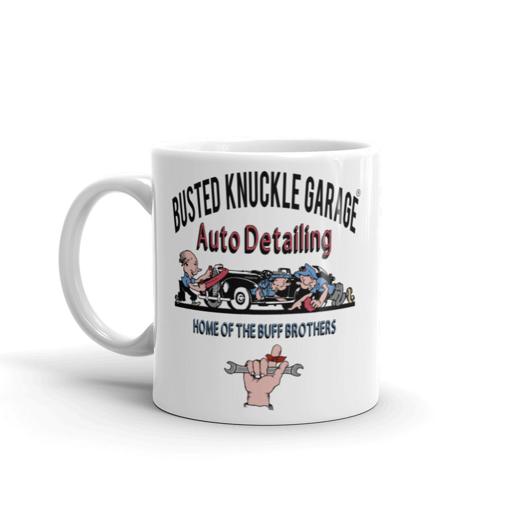Busted Knuckle Garage Auto Detail Shop Mug