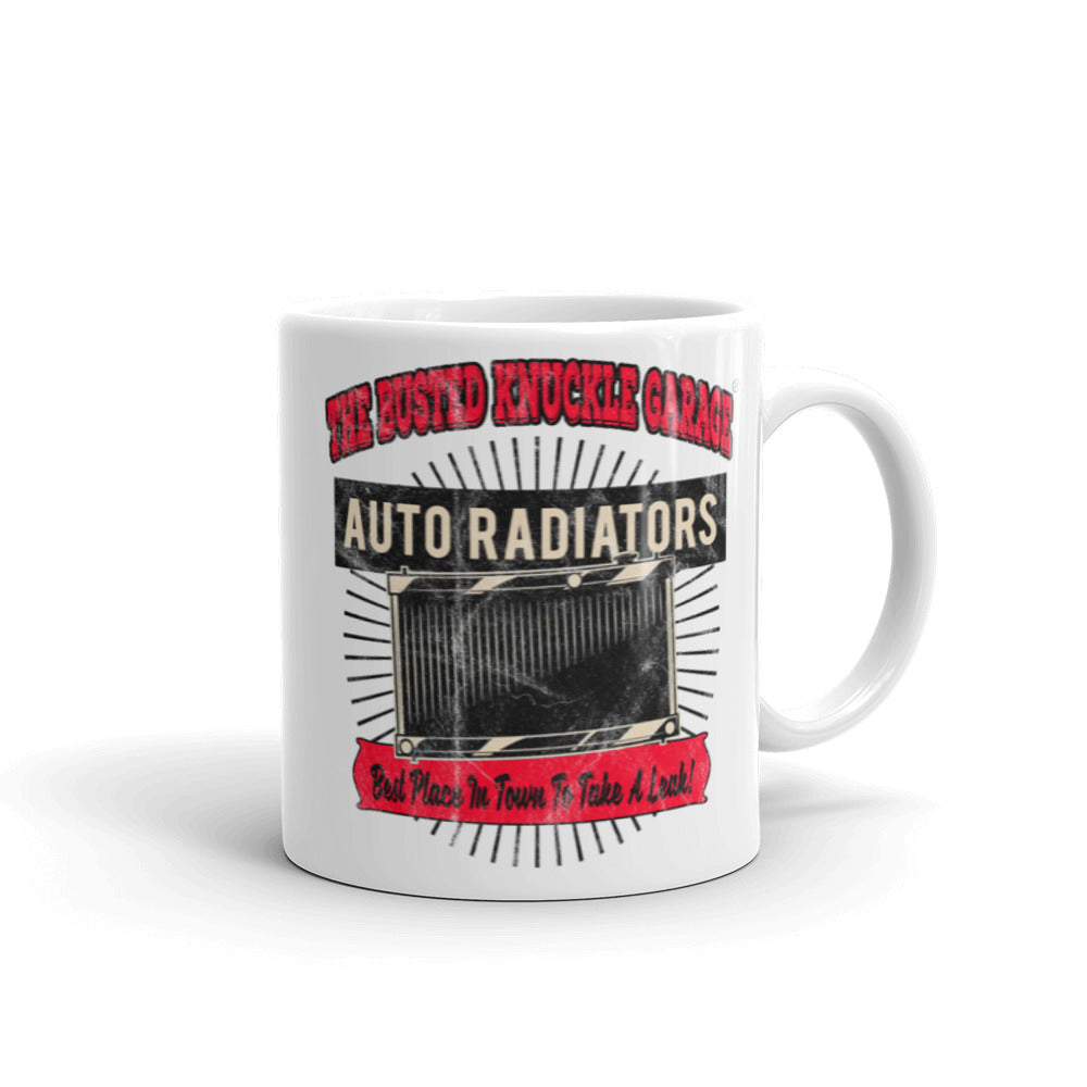 Busted Knuckle Garage Radiator Repair Shop Coffee Mug