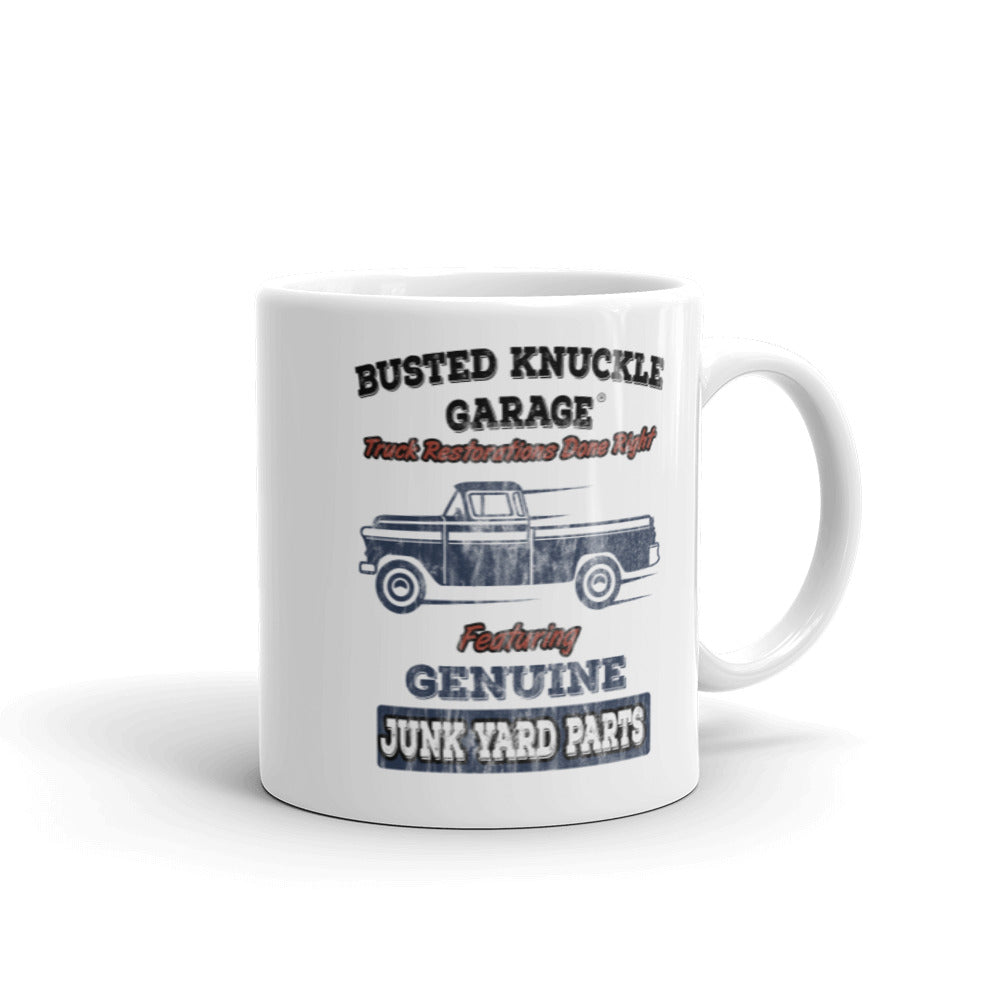 Busted Knuckle Garage Old Car Repair Coffee Mug - Busted Knuckle